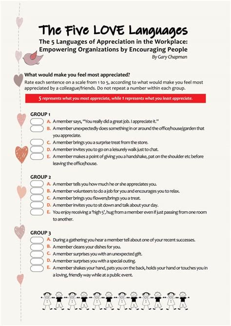 5 love languages worksheet pdf free download